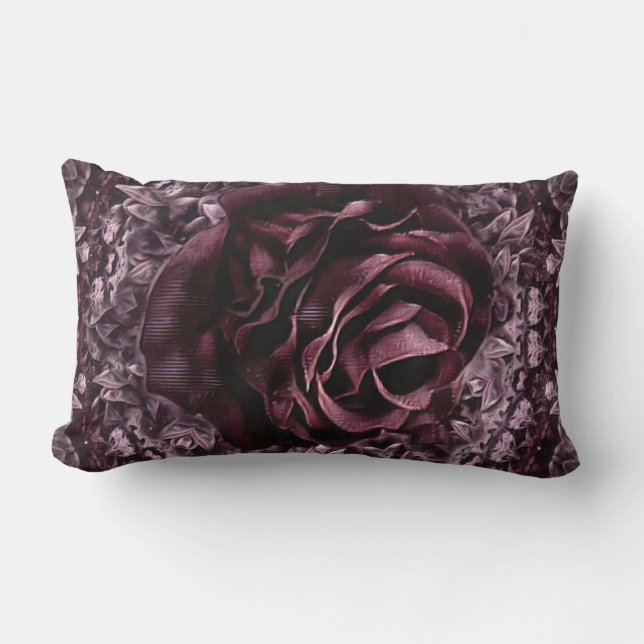 Almofada Lombar Rosa Mandala (Frente)