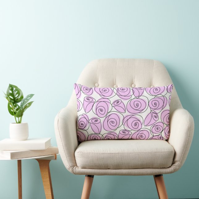 Almofada Lombar Rosas Lilac Lumbar multi-back (Cadeira)