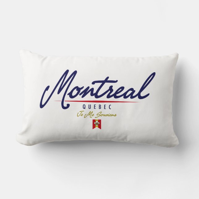 Almofada Lombar Roteiro de Montreal (Frente)