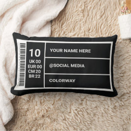 Almofada Lombar Rótulo de Caixa de Calçado Personalizável para dec