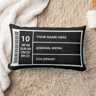 Almofada Lombar Rótulo de Caixa de Calçado Personalizável para dec