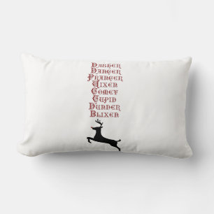 Almofada Lombar Rudolph, Comet, Reindeer Blixen