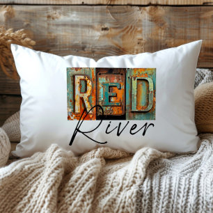 Almofada Lombar Rustic Metal Red River