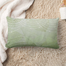 Almofada Lombar Sage Green Glitter Elegante Fantasy Chic Trendy