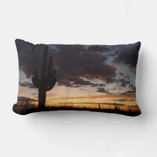 Almofada Lombar Saguaro Sunset III Arizona Desert Landscape
