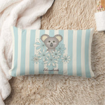Sala para Crianças do Urso Koala, Cute-Stripe Azul