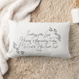 Almofada Lombar Salm 91 Moderno Botânico Deixa Cristão