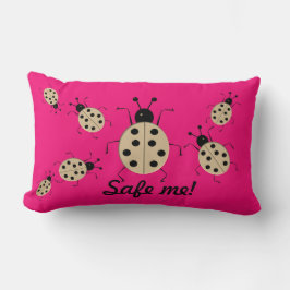 Almofada Lombar Salve-me! Escaravelhos coloridos, personalizados