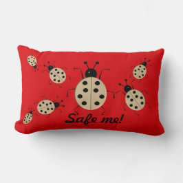 Almofada Lombar Salve-me! Escaravelhos coloridos, personalizados