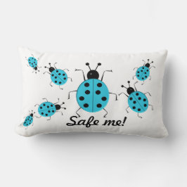 Almofada Lombar Salve-me! Escaravelhos coloridos, personalizados