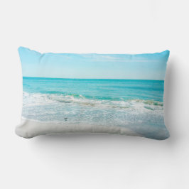 Almofada Lombar Sandpiper Tropical Florida Beach Sand Ocean Waves
