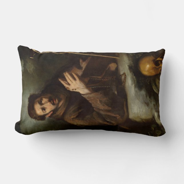 Almofada Lombar Santo Francisco na Oração (fé cristã) (Frente)