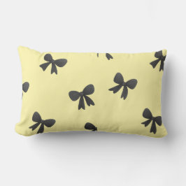 Almofada Lombar Scattered Bow Pattern Throw Pillow –Minimal design