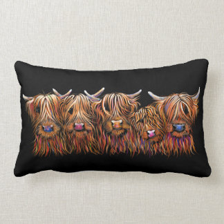 Almofada Lombar SCoTiSH HigHLaND CoWs ' THe McHaiRY CooS '