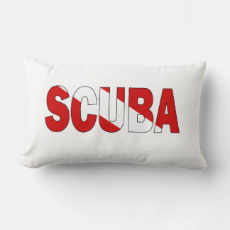 Almofada Lombar Scuba Diving Diver Down Flag Pillow