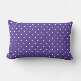 Almofada Lombar Seamless  medium purple polka dot pattern