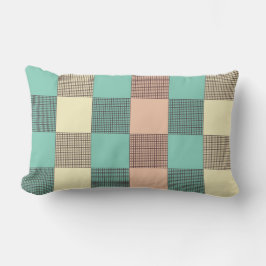 Almofada Lombar Seamless plaid pattern  