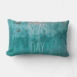 Almofada Lombar Seas The Day Turquesa Ferrugem