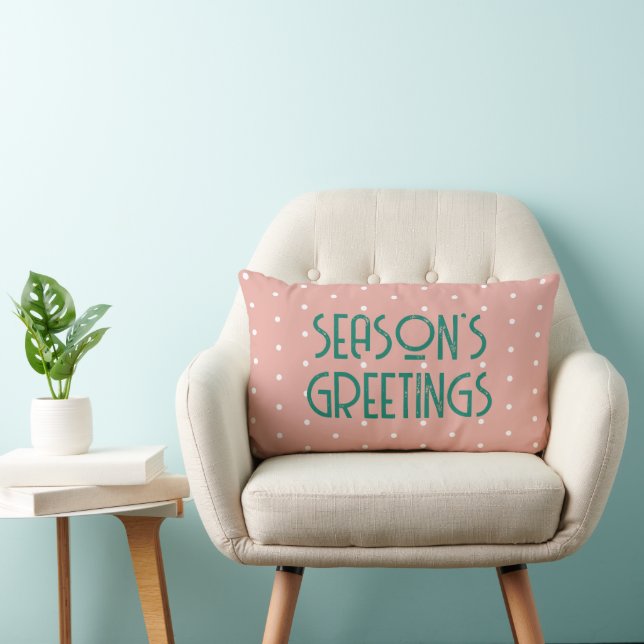 Almofada Lombar Season's Greetings Polka Dot  (Cadeira)