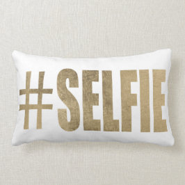 Almofada Lombar Selfie dourado
