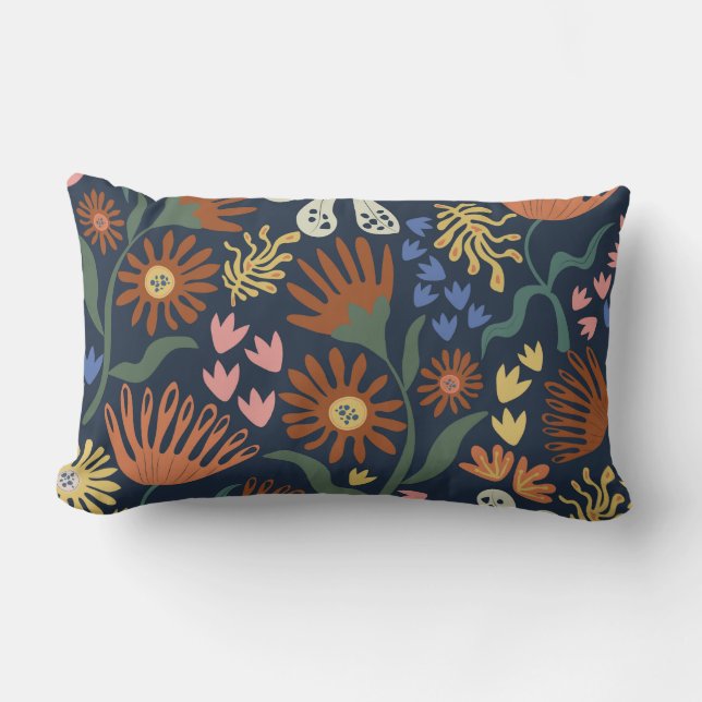 Almofada Lombar Série Boho Botânico #2 (Frente)