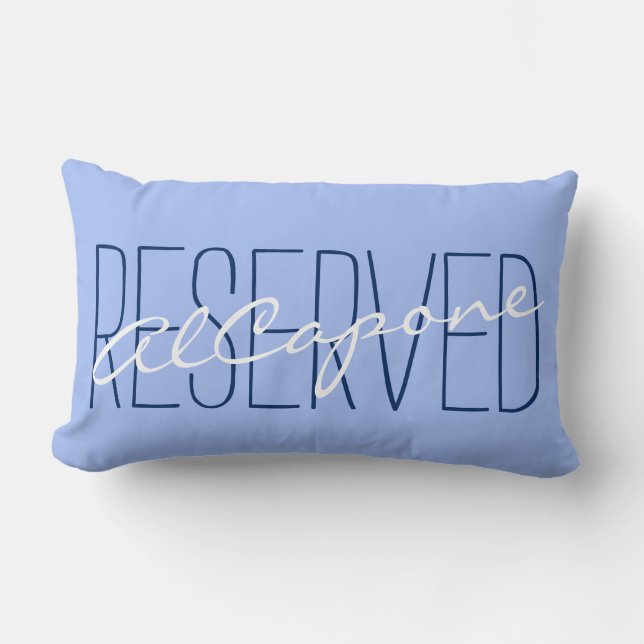 Almofada Lombar Seu & nome: AlCapone RESERVADO (Frente)