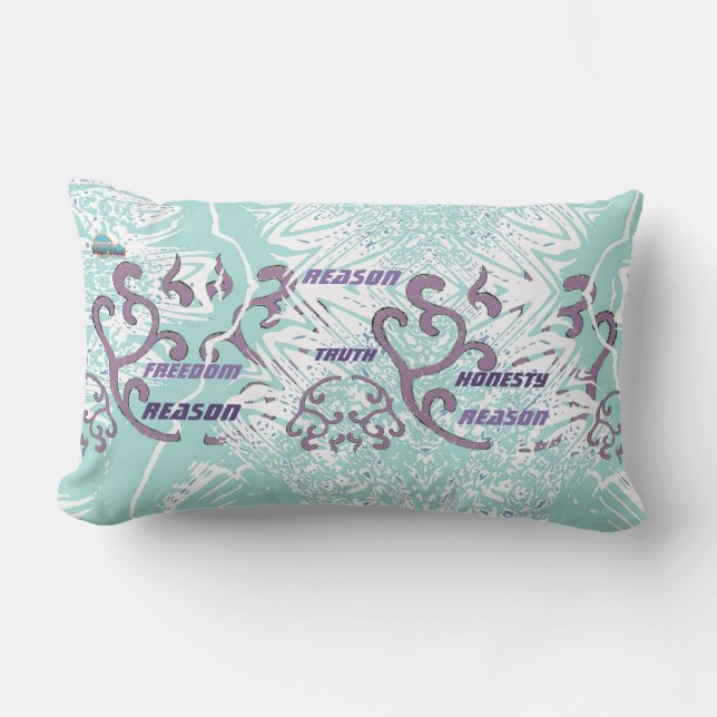 Almofada Lombar Seus valores elegantes e modernos (Frente)