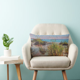 Almofada Lombar Shore Beach Pastel Art
