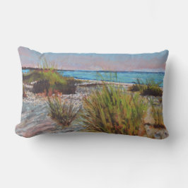 Almofada Lombar Shore Beach Pastel Art