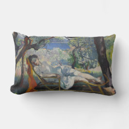 Almofada Lombar Siesta (Jeanne Sleeping in Mediterranean Garden)