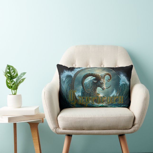 Almofada Lombar Signo Zodiacal de Capricórnio (Cadeira)
