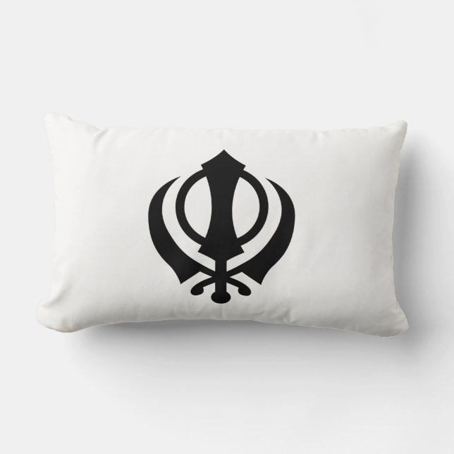 Almofada Lombar Sikh Khanda (Frente)