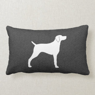 Almofada Lombar Silhueta do Cão Weimaraner