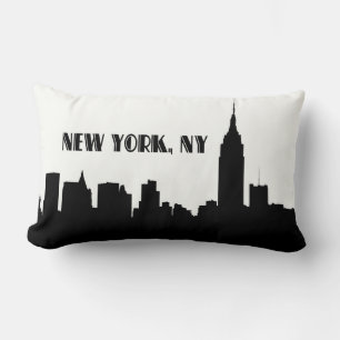 Almofada Lombar Silhueta Skyline NYC, ESB nº 1