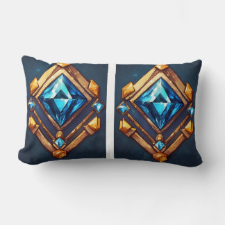 Almofada Lombar "Símbolo de Travesseiro de Flor do Jardim"