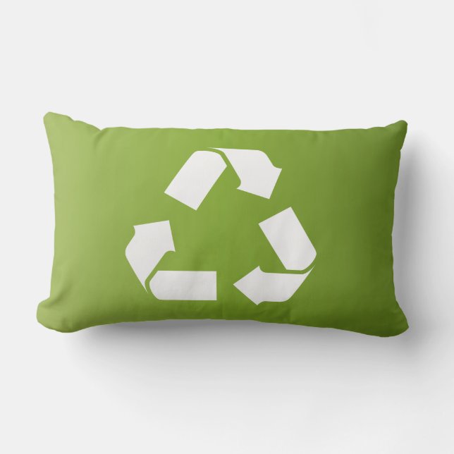 Almofada Lombar SÍMBOLO DO reciclar (Frente)