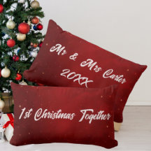 Simples Casal Elegante 1º Natal Carmesim
