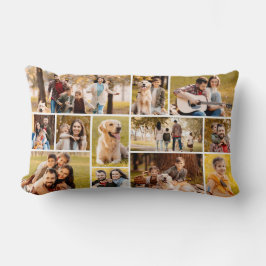 Almofada Lombar Simples de Colagem de Fotos 12 Única