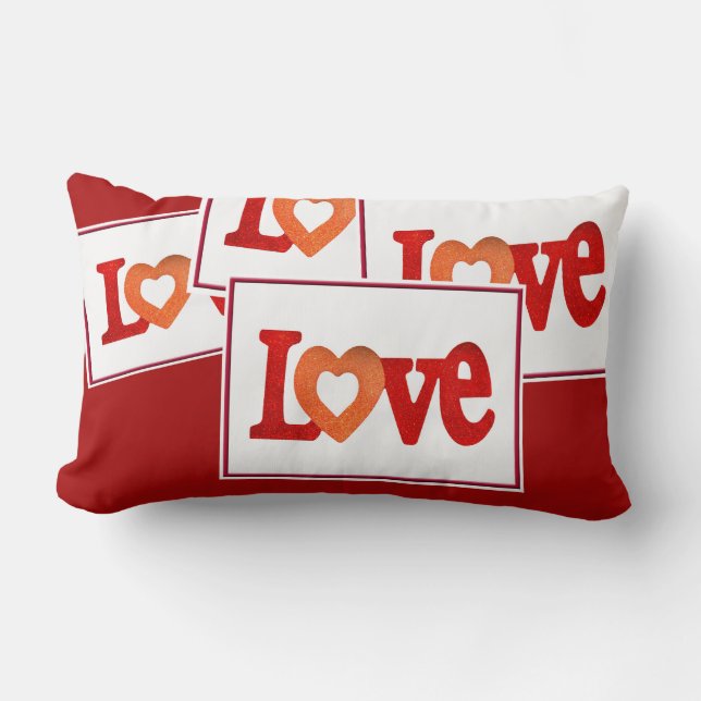 Almofada Lombar Sinal de amor (Frente)