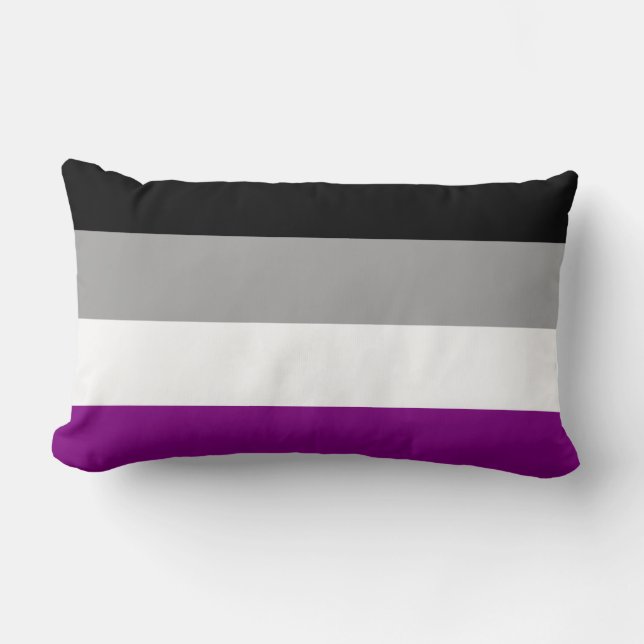Almofada Lombar Sinalizador do Orgulho Asexual (Ace) (Asexualidade (Frente)