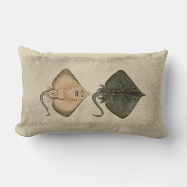 Almofada Lombar Skate Burton de Ilustração Vintage (Frente)