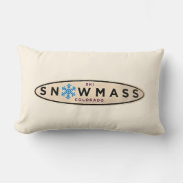 Almofada Lombar Ski Snowmass Throw Pillow