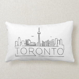 Almofada Lombar Skyline de Toronto, Canadá