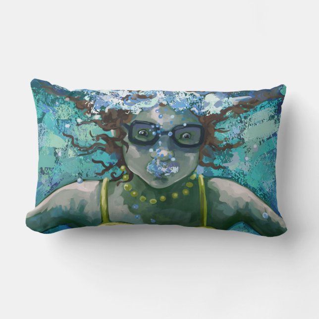 Almofada Lombar Sob Natação de água (Frente)