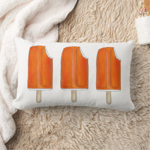 Almofada Lombar Sorvete de Creme Laranja
