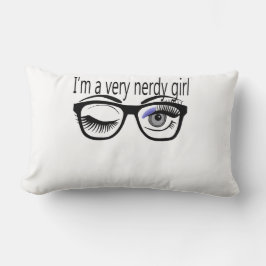 Almofada Lombar Sou uma garota muito nervosa com a sombra dos olho