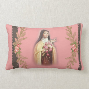 Almofada Lombar St. Therese a flor pequena