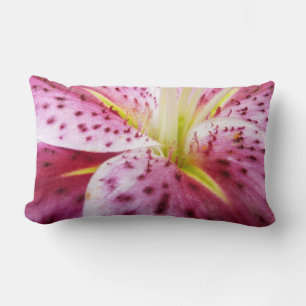 Almofada Lombar Stargazer Lily Bright Magenta Floral
