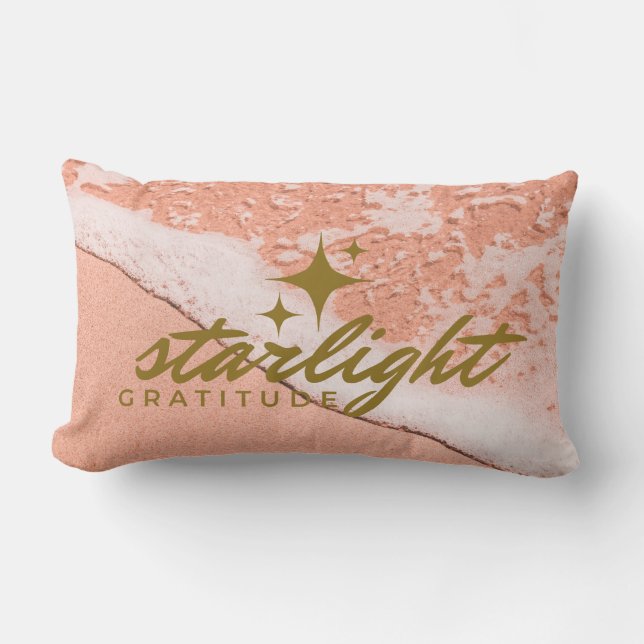 Almofada Lombar starlight gratitude (Frente)