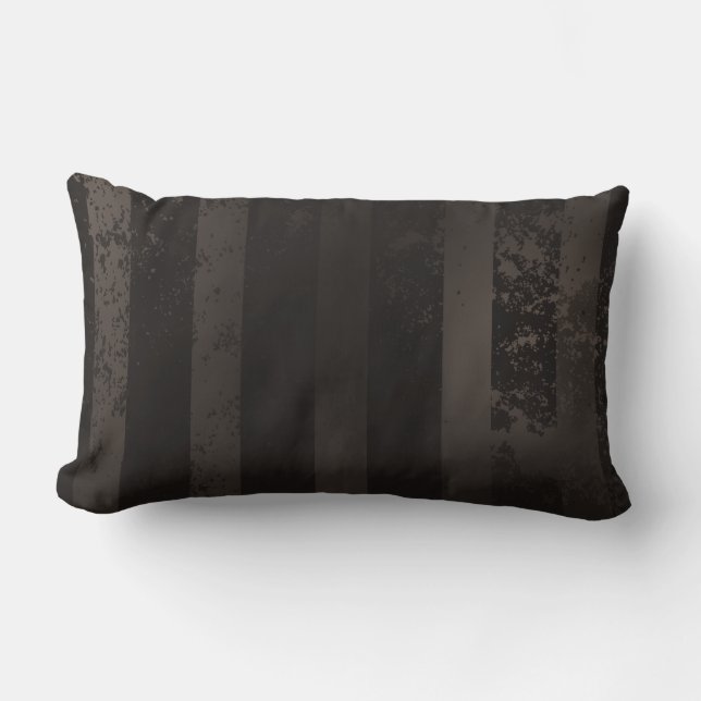 Almofada Lombar Steampunk striped brown background (Frente)